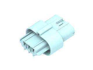 2077820903 - Squba 3.6 Sealed Receptacle Assembly, 3.60mm Pitch, 3 Circuits, Single Row, Glow-Wire Capable, Key I, Mint, UL1007/UL1061 Compatible