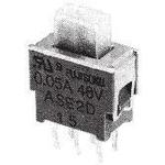 NIDEC Copal Electronics-ASE2D-2M-10-Z Switch Slide Switch Slide ON ON DPDT Top Slide 0.05A 48VAC 48VDC PC Pins Thru-Hole Pack