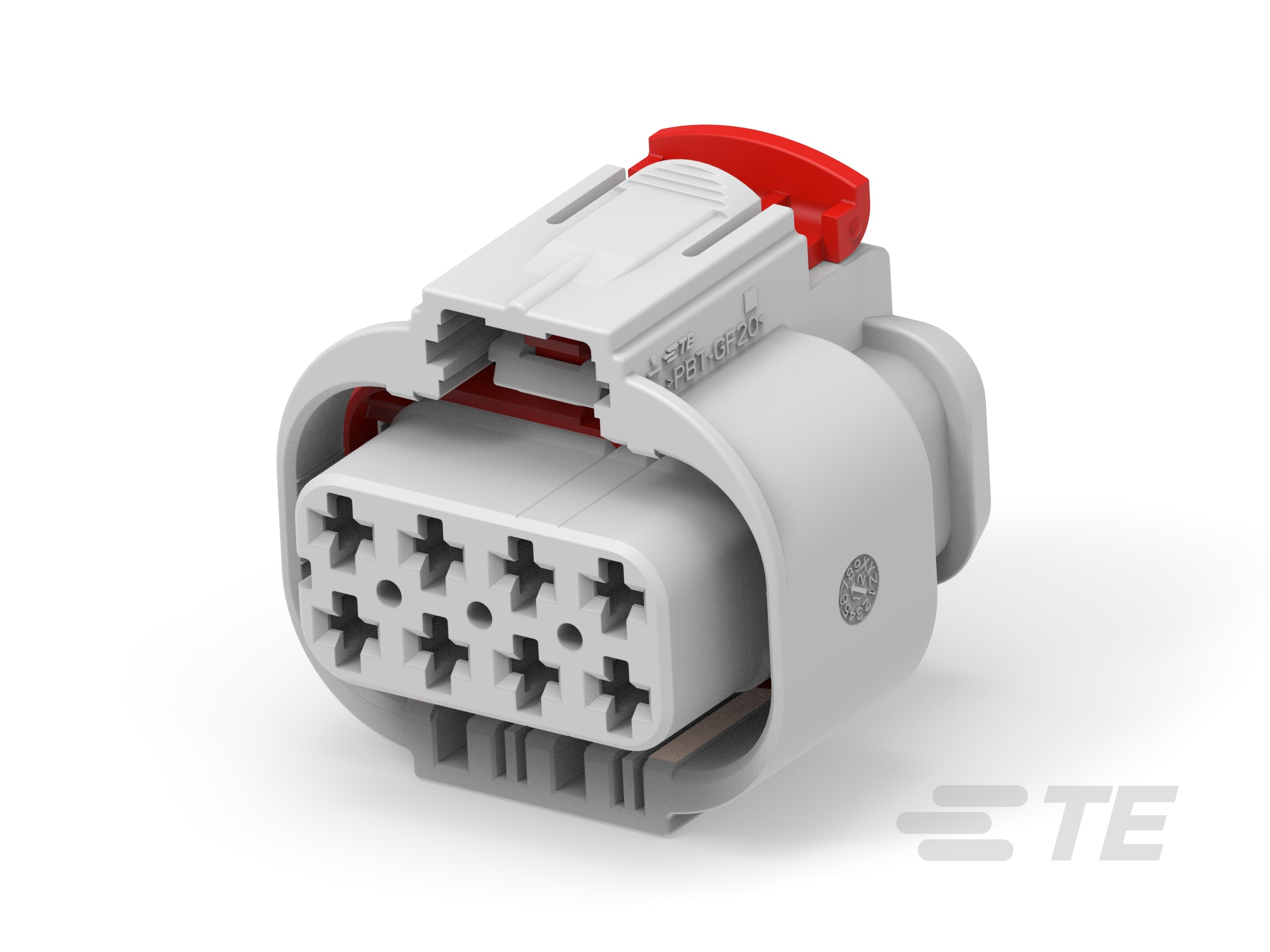 MCP 2.8 8P PLUG ASSY B-GRY/C-2-2109441-3