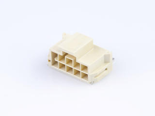 1054052310 - Nano-Fit Right-Angle Header, Surface Mount, 2.50mm Pitch, Dual Row, 10 Circuits, 0.76µm Gold (Au) Plating, Natural, Glow-Wire Capable