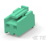TE Connectivity-6-1123722-2 Connector Discrete Wire Housing Conn Housing RCP 2 POS 3.96mm Crimp ST Cable Mount Green Bag