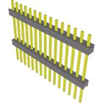 Samtec-EW-15-20-G-S-660 Connector Headers and PCB Receptacles Conn Board Stacker HDR 15 POS 2.54mm Solder ST Top Entry Thru-Hole Bulk