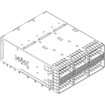 Molex-1717223001 Connector Telephone and Telecom Conn zQSFP+ RCP 228 POS 0.8mm Press Fit RA Thru-Hole 228 Terminal 6 Port zQSFP+™ Tray
