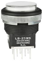 NKK SWITCHES LB25WKW01-6F-JB