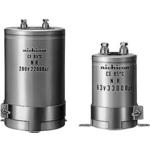 Nichicon-LNR2C223MSE Capacitor Aluminum Electrolytic Cap Aluminum Lytic 22000uF 160V 20% (76.2 X 140mm) Clamp Mount Screw 16.9A 5000h 85°C Bulk