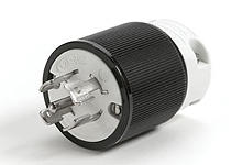 1301450063 - Safeway Plug with Locking Blade, 4 Pole/5 Wire, NEMA L22-30, 3ø, 480V, Yellow