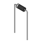 Diodes Incorporated-P6KE33A-B Transient Voltage Suppressors (TVS) TVS Diode Single Uni-Dir 28.2V 600W 2-Pin DO-15 Bulk