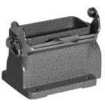 TE Connectivity-1106410-2 Backshells Backshell, Housing Straight Aluminum Gray Silver Box