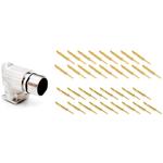 Amphenol-MA7RAE1701-KIT Connector Circular Conn M23 Circular PIN 17 POS RA Panel Mount 17 Terminal 1 Port Box
