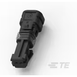 TE Connectivity-2141467-1 Connector Discrete Wire Housing Conn Housing RCP 2 POS 1.8mm Crimp ST Cable Mount Black Box