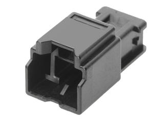 2137192031 - 2.00mm Pitch, Micro-Lock Plus Plug Crimp Housing, Single Row,  3 Circuits, UL 94V-0, Black