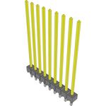 Samtec-HTSW-109-20-L-S Connector Headers and PCB Receptacles Conn Unshrouded Header HDR 9 POS 2.54mm Solder ST Top Entry Thru-Hole Bulk Samtec-HTSW-109-20-L-S Connector Headers and PCB Receptacles Conn Unshrouded Header HDR 9 POS 2.54mm Solder ST Top Entry Thru-Hole Bulk