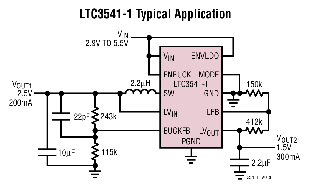 LTC3541-2 product image