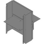 Hammond Manufacturing-C3R20166HCR  Gray Galvanized Steel Wall Mount Enclosure