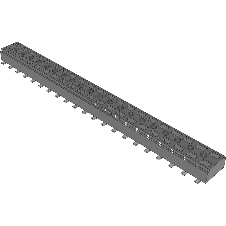 Samtec-CLT-121-02-F-D-BE Connector Headers and PCB Receptacles Conn Socket Strip SKT 42 POS 2mm Solder ST Bottom Entry SMD TIGER CLAW™ Tube Samtec-CLT-121-02-F-D-BE Connector Headers and PCB Receptacles Conn Socket Strip SKT 42 POS 2mm Solder ST Bottom Entry SMD TIGER CLAW™ Tube