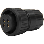 Switchcraft-3382-4SG-315 Connector Circular Conn Circular SKT 4 POS Solder Cup ST Cable Mount 4 Terminal 1 Port