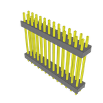 Samtec-ZW-13-12-T-D-790-090 Connector Headers and PCB Receptacles Conn Board Stacker HDR 26 POS 2.54mm Solder ST Top Entry Thru-Hole Bulk