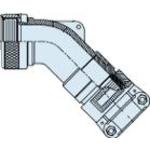 Glenair-M85049/7-5W Backshells Environmental Backshell 45° 10 Shell Size Cadmium Over Electroless Nickel Aluminum