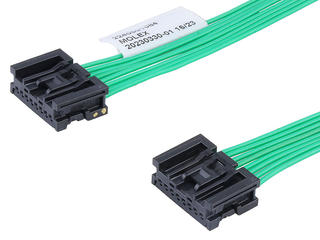 2240501083 - Mini50-to-Mini50 Off-the-Shelf (OTS) Cable Assembly, 2.00mm Pitch, Single Row, 300.00mm Length, 8 Circuits, Black