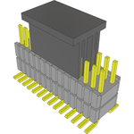 Samtec-HDWM-14-53-G-D-265-SM-P Connector Headers and PCB Receptacles Conn Board Stacker HDR 28 POS 1.27mm Solder ST SMD Tube