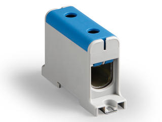 2016060630 - High Current Universal Clamp Terminal Block, 35.00mm DIN-rail or Screw Mount, 285.0A / 600V, Grey Housing and Cover, 1 Circuit