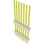 Samtec-HW-07-14-G-S-550-160 Connector Headers and PCB Receptacles Conn Board Stacker HDR 7 POS 2.54mm Solder ST Thru-Hole Bulk Samtec-HW-07-14-G-S-550-160 Connector Headers and PCB Receptacles Conn Board Stacker HDR 7 POS 2.54mm Solder ST Thru-Hole Bulk