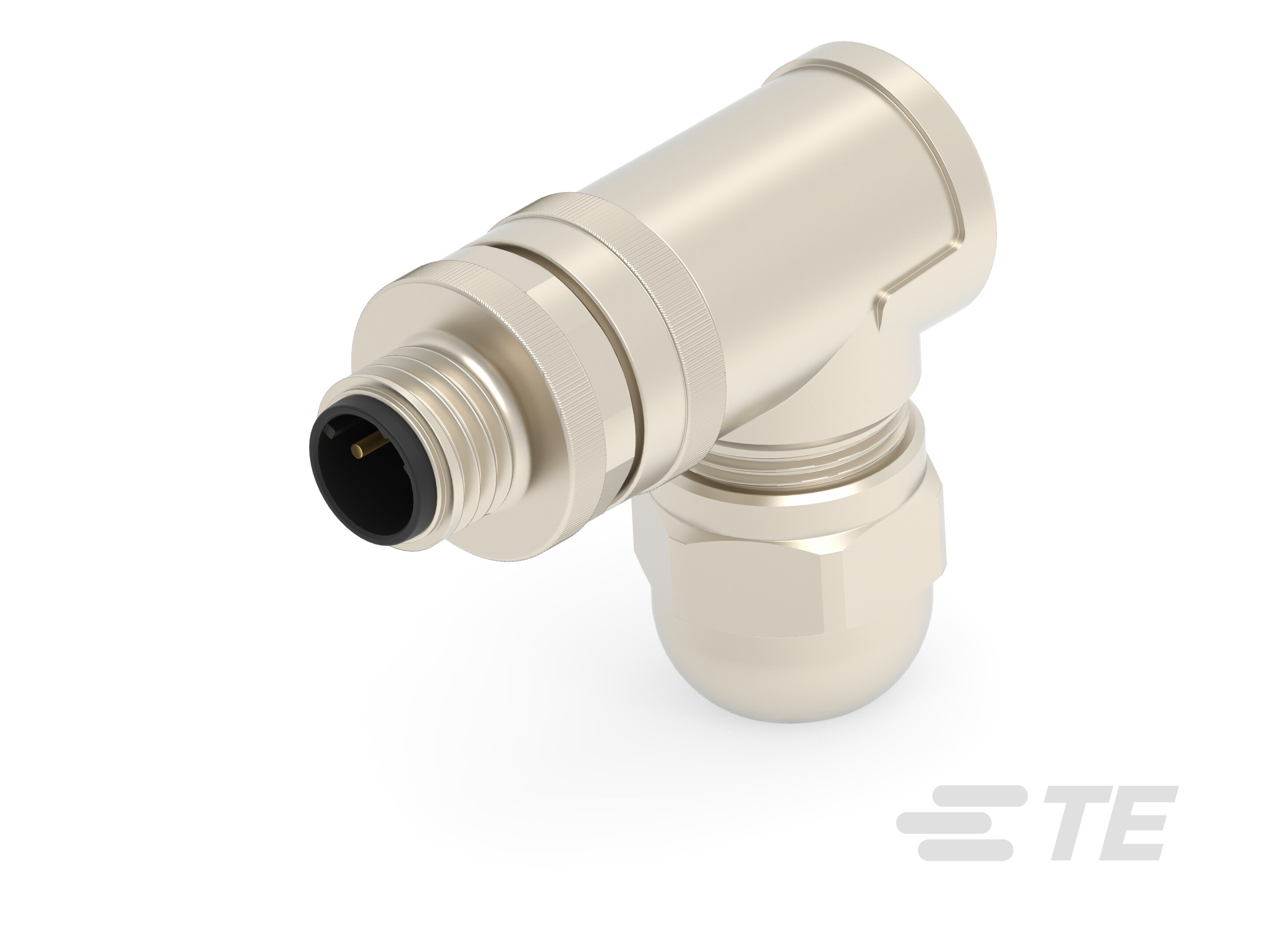 M12 M, 2P GOLD  D_CODE RA SHIELDED PG7-T4113511021-000