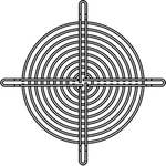 SANYO DENKI-109-019K Thermal Management Accessories Thrml Mgmt Access Finger Guard Black