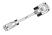 834229054 - Commercial Micro-D, CMD-to-CMD, 15 Circuits, Female - Female, 0.91m Length