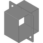 Hammond Manufacturing-1487EM6SS Cable Accessories Cable Accessories Nipple Rectangular Steel Gray