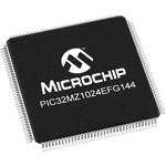 Microchip Technology-PIC32MZ1024EFG144-E/PH Secure Microcontrollers and TPM Secure MCU 32bit PIC32 PIC RISC 1MB Flash 3.3V Automotive AEC-Q100 144-Pin TQFP Tray