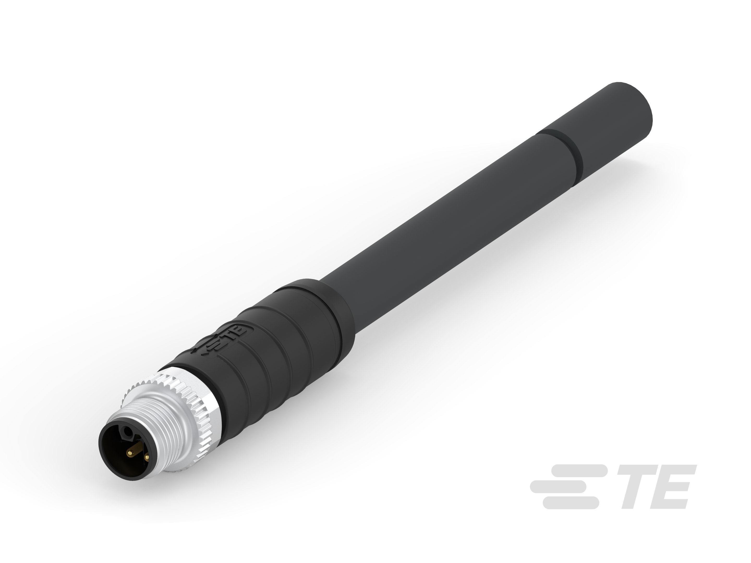 RPC-M12L-4MS-5.0-PVC 14AWG BK-T4151199L14-005