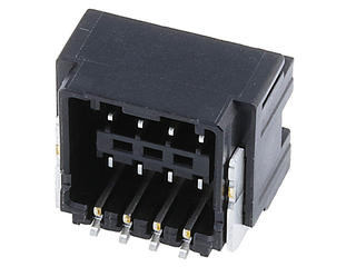 2202051471 - 2.00mm Pitch, Micro-Lock Plus PCB Header, Dual Row, Right Angle, Surface Mount, Matte Tin Plating, 14 Circuits, Low-Halogen, Black