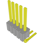 Samtec-HTMS-105-01-G-S-RA Connector Headers and PCB Receptacles Conn Unshrouded Header HDR 5 POS 1.27mm Solder RA Side Entry Thru-Hole Layer