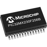 Microchip Technology-PIC32MX230F256BT-I/SS Microcontrollers - MCUs MCU 32-bit MIPS32 M4K RISC 256KB Flash 2.5V/3.3V 28-Pin SSOP T/R