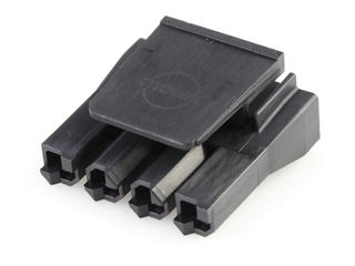 1726723004 - 7.50mm Pitch Super Sabre Receptacle Crimp Housing, UL 94V-2, Glow-Wire Capable, 4 Circuits