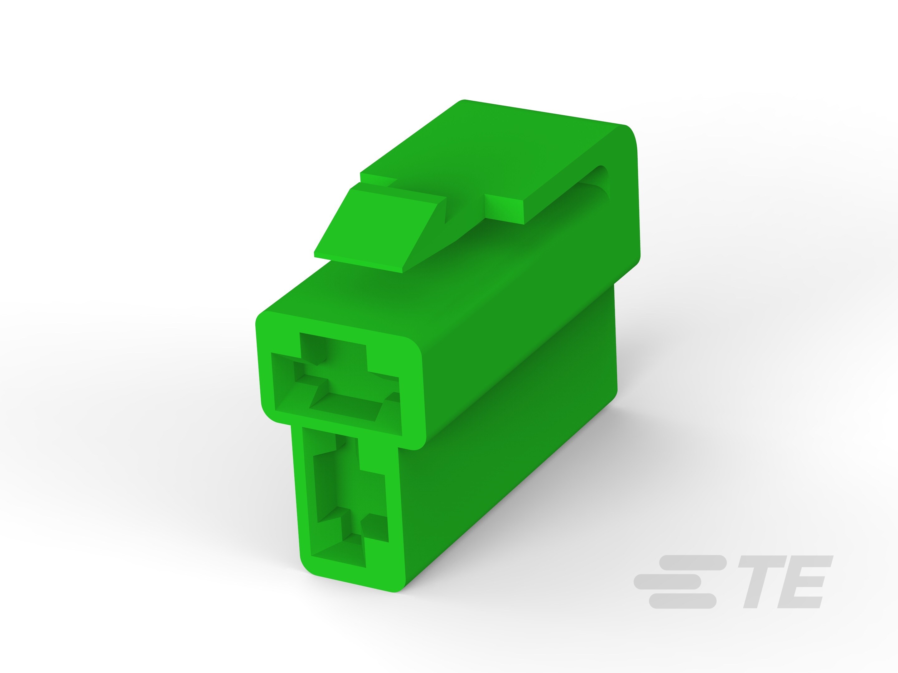 FF 250 REC HSG 2P NYLON GREEN-172130-4