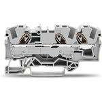 WAGO-2006-1301 Connector Terminal Blocks Conn Terminal Block 3 POS Push-In Cage Clamp ST DIN Rail 41A Box