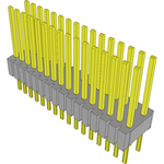 Samtec-HTMS-116-53-G-D Connector Headers and PCB Receptacles Conn Unshrouded Header HDR 32 POS 1.27mm Solder ST Top Entry Thru-Hole Tube