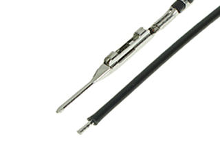 2177931101 - Pre-Crimped Lead Squba 1.8 Male-to-Pigtail, Tin (Sn) Plating, 75.00mm Length, 24 AWG, Black