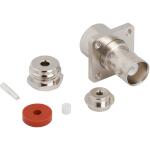 Amphenol RF-000-86425 Connector RF Conn BNC 0Hz to 4GHz 50Ohm Clamp ST Flange Mount RCP Silver/Gold