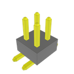 Samtec-TMMH-102-01-F-DV Connector Headers and PCB Receptacles Conn Unshrouded Header HDR 4 POS 2mm Solder ST Top Entry SMD Bulk