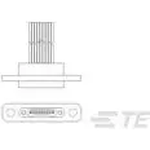 TE Connectivity-PSM005SC0DY012Q Connector D-Subminiature Conn Nanominiature D-Sub SKT 5 POS 0.64mm Solder ST Panel Mount 5 Terminal 1 Port