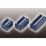 NIDEC Copal Electronics-CES-0402C Switch Slide Switch Slide OFF ON 4PST Raised Slide 0.1A 50VDC PC Pins Thru-Hole Bulk