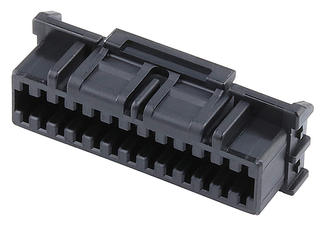 2202002241 - 2.00mm Pitch, Micro-Lock Plus Receptacle Crimp Housing, Dual Row, Positive Lock, 24 Circuits, Low-Halogen, Black