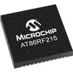 Microchip Technology-AT86RF215-ZUR RF Transceivers RF Transceiver 3V 48-Pin VQFN EP T/R