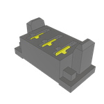 Samtec-MPS-03-7.70-01-T-V Connector Headers and PCB Receptacles Conn Socket Strip SKT 3Power POS 5mm Solder ST Top Entry Thru-Hole Tray