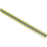 Samtec-TLW-132-06-G-S Connector Headers and PCB Receptacles Conn Unshrouded Header HDR 32 POS 2.54mm Solder ST Top Entry Thru-Hole Bulk