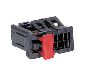 2058264082 - ConnTAK50 Tang Receptacle with Large CPA, Dual Row, 10 Circuits / 8 Circuits Usable, Key B, Natural
