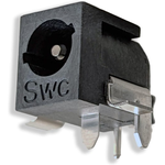 Switchcraft-RASH712BK Connector Power Conn Power F 2 POS Solder RA SMD/Thru-Hole 4 Terminal 1 Port T/R